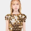 İkonik altın Sparkle disk elbise İkonik altın Sparkle disk elbise