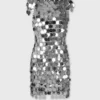 İkonik gümüş Sparkle disk elbise İkonik gümüş Sparkle disk elbise