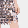 İkonik gümüş Sparkle disk elbise İkonik gümüş Sparkle disk elbise