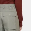 Teknik kumaştan kargo pantolon